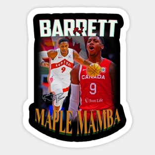 R.J. Barrett "Maple Mamba" Toronto Raptors New York Basketball Sticker